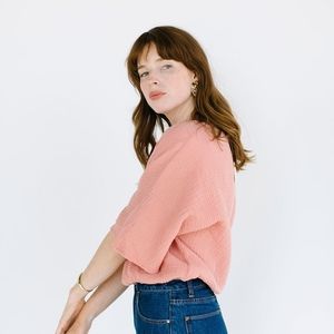 SUUNDAY gauze dolman top